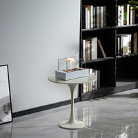 Installation facile portative en verre libre de style européen de foyer de table d'éthanol concret durable d'acier inoxydable