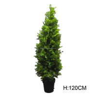 Arbre d'intimité artificiel décoratif pour la maison et le jardin, arbre topiaire artificiel, cèdre, arbre de noël