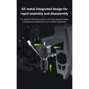 Kit de Hotend con Bloque de Calentamiento Cerámico Creality K2 Plus, Hotend Totalmente Metálico para Impresora 3D - Product Image 4