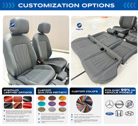 Siège avant pour VW ID.3 ID.4 ID.6, siège conducteur électrique en cuir perforé avec repose-jambes