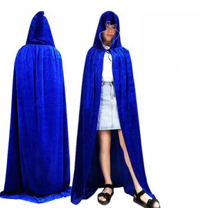 Disfraz de Halloween para niños adultos negro Pleuche vampiro <span class=keywords><strong>muerte</strong></span> capa - Product Image 3