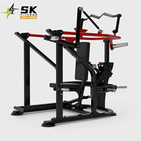 Machine de presse triceps à charge libre SK Commercial, en acier Q235 de 3,0 mm, pour dips assis et extensions de bras, avec bras indépendants, pour salle de sport professionnelle