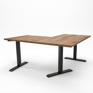 Nouveau bureau d'ordinateur portable électrique ergonomique en bois transformable – Cadre de bureau modulaire réglable en hauteur pour chambre à coucher, design moderne pour l'étude - Product Image 1