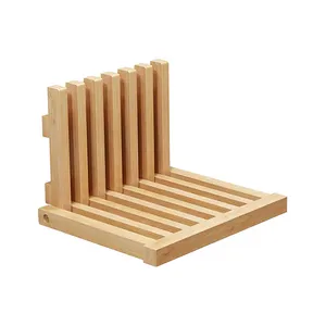 Asiento de madera de bambú para ducha, alta calidad, montado en la pared