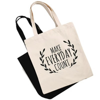 Sac fourre-tout en toile personnalisé, écologique, recyclé, réutilisable, imprimé par sublimation thermique, fermeture à glissière, motif lettres, logo personnalisé