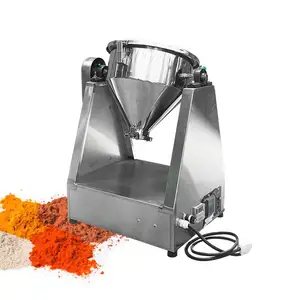 Hot Sale Stainless Steel Powder Mixer Rotary Blender Mixer For Spice Salt Dry Powders