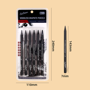 Set di 6 Matite a Carboncino Xin Bowen Art, Penne in Grafite <span class=keywords><strong>per</strong></span> Artisti, Set di Matite <span class=keywords><strong>per</strong></span> Schizzi e Disegni - Product Image 3