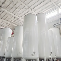Alta tecnología 30M3 16bar Tanque de almacenamiento de baja temperatura Tanque de presión de oxígeno líquido