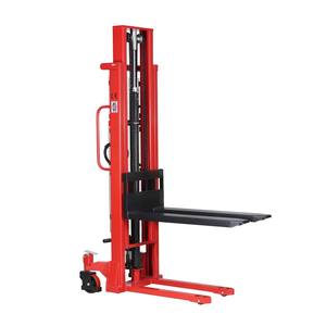 Apilador manual, carretilla elevadora, carretilla elevadora, elevador de plataforma manual cargable, elevador de gato, carga manual, 1,6-3,5 metros de altura - Product Image 2