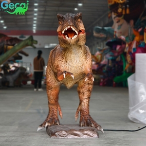 Dinosaurios Animatrónicos de Parque de Atracciones, Modelo de Dinosaurio Mecánico de Tamaño <span class=keywords><strong>Real</strong></span> para Exhibición, Sensor Infrarrojo, <span class=keywords><strong>Tiranosaurio</strong></span> <span class=keywords><strong>Rex</strong></span> - Product Image 2