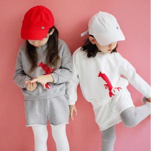 Sweat-shirts vintage pour enfants avec imprimé homard rouge, fabriqués en Chine par un fabricant de vêtements - Product Image 1