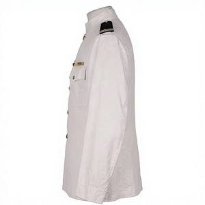 Uniforme d'extérieur américain de reproduction, blanc, 100 % coton, tunique et veste de combat pour hommes, 1941-1947 - Product Image 5