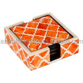 ชุดถาดรองแก้วทำด้วยมือทำจากไม้เรซินแผ่นรองตกแต่งโต๊ะแบบคลาสสิกแนวชนบทคุณภาพระดับพรีเมียมเป็นมิตรกับสิ่งแวดล้อม - Product Image 6