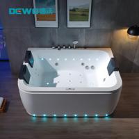 Moderna Bañera de Hidromasaje con Cascada y Cortina de Agua Ajustable, Suministro Directo de Foshan