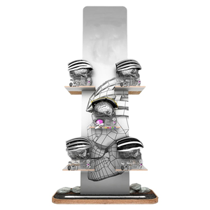 Вращающаяся деревянная металлическая вешалка для шляп - Product Image 3