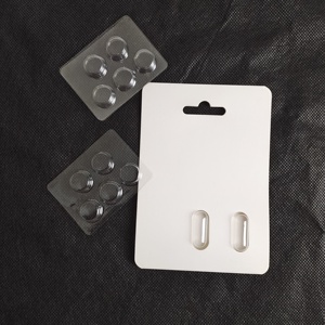 Tùy ChỉNh Nóng Bán Thuốc duy nhất viên nang kẹo thực phẩm Vỉ gói Trường hợp với thẻ giấy - Product Image 3