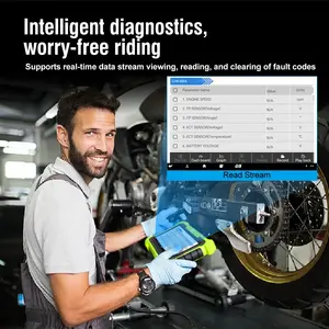 Nuovo Scanner Diagnostico per Moto JDiag M400, Tester Sistema ABS, Tester Batteria, Pulizia Codici EFT per Kawasaki Yamaha <span class=keywords><strong>Honda</strong></span> KTM - Product Image 5