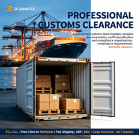 ZS LOGISTICS, Socio Confiable de 1688, Muebles Personalizados, Transporte Marítimo de Gran Tamaño, Embalaje Personalizado, Servicio Puerta a Puerta DDP