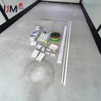 JJM Maison préfabriquée pliable en conteneur de 20 pieds, pliable, mobile, résidentielle, mur en verre, bureau, bâtiment