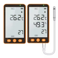 Thermomètre numérique USB thermocouple enregistreur de données de température thermomètre en plastique avec câble type-c personnalisable OEM et ODM