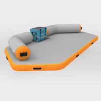Plate-forme de bain gonflable en fibre de verre et chaise longue de nouvelle conception 2024 pour les eaux de l'océan