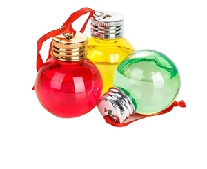 Boules de boisson de noël ornement de verre à liqueur ampoules de bouteille d'eau de noël claires pour le décor de fête de <span class=keywords><strong>vacances</strong></span> intérieur extérieur - Product Image 3