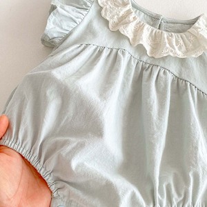 Abbigliamento Estivo per Neonati e Bambini, Tutina per Bambine, Pagliaccetto Principessa per Neonati di Un Mese, Sottile in Cotone Senza Maniche per Uso Esterno - Product Image 4