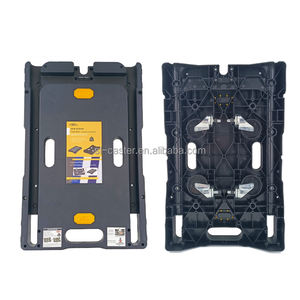 Nuevo diseño, carrito ligero de 136kg, camión de mano de plástico plegable con plataforma de cuatro ruedas, carros de 300 libras, carro con ruedas enchufables - Product Image 6