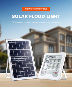 Venda Direta de Fábrica: Luminárias de LED Solares de Alumínio IP66 para Iluminação Paisagística 50W/100W/200W SMD LED com Ângulo de Feixe de 120° - Product Image 3