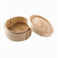 Cuisinière pour micro-ondes, pot à couscous marocain, panier à dim sum en bois, étagère, feuille de cuisson vapeur, cuiseur vapeur en bambou, support pliable double couche