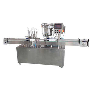 Machine de remplissage et de capsulage de réactif de flacon de tube sanguin de gouttes pour les yeux de petite bouteille de 10ml Machine d'étiquetage de ligne de remplissage d'huile essentielle - Product Image 2