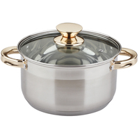 Vente en gros de marmites de cuisson droites de différentes tailles, ustensiles de cuisine pour restaurant, marmites à fondue, marmites en acier inoxydable pour soupes et bouillons