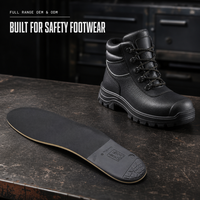 Sol Dalam Sepatu Anti-Statik PU Nyaman untuk Pabrik Kimia, Tahan Tusukan, Bebas Logam, untuk Sepatu Kerja