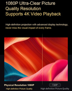 Lắp đặt miễn phí nhà 1080P chiếu điện tập trung độ sáng cao tích hợp nâng thông minh Android chiếu TS-2 - Product Image 4