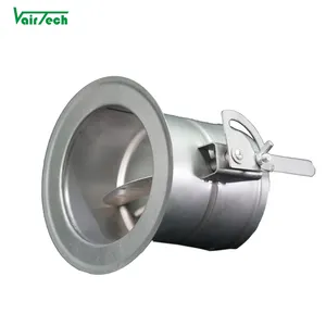 Vairtech Hvac ventilation air duct mounting galvanized sheet motorized round volume control damper