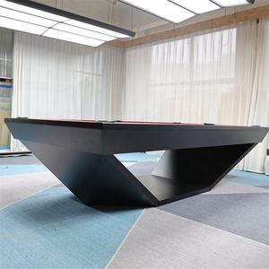 Table de billard moderne sur mesure de qualité tournoi, 7 pieds, en bois massif, convertible en table à manger <span class=keywords><strong>blanche</strong></span> pour la maison – Vente chaude directe usine - Product Image 1