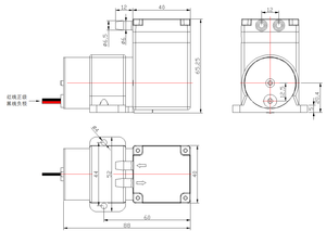 12V/24V DC Mikro Vakum Pompası -90kPa Yüksek Negatif Basınçlı Fırçasız Hava ile Çalışan Tıbbi Paketleme Endüstriyel - Product Image 5
