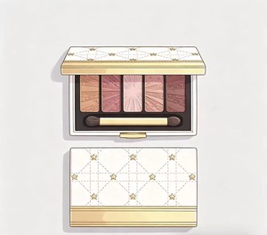 Nouveau produit de luxe très demandé - Palette d'ombres à paupières éblouissante et rêveuse à cinq couleurs haute visibilité pour ensemble de cosmétiques féminins - Product Image 1