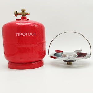 Estufa de Gas Portátil de Acero Inoxidable para Exteriores, de un Solo Pieza, Diseño Simple, para Todas las Estaciones - Product Image 1