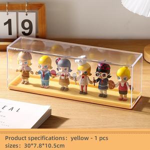 Plastic Transparent Toy Storage Box Transparent <b>Display</b> Rack Thickened <b>Acrylic</b> Organising Box <b>Display</b> Rack Desktop Storage <b>Boxes</b> - Product Image 6