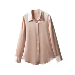 Camisas personalizadas de gasa para mujer, blusa de poliéster para mujer, blusas y camisas de talla grande para mujer - Product Image 1