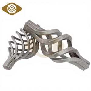 Poteaux de clôture décoratifs en fer forgé de 1,8 m de style moderne, écologiques, imperméables, thermolaqués pour la décoration de fermes et de jardins, modèle 3D - Product Image 3