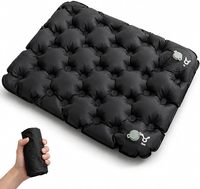 Coussin d'air en TPU léger avec pompe intégrée pour la randonnée, le camping, les matchs de football et les événements en plein air - Coussin d'air portable
