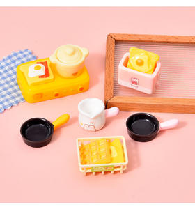 Miniature de <span class=keywords><strong>cuisine</strong></span> simulée, accessoires de <span class=keywords><strong>cuisine</strong></span>, accessoires de bijouterie, mini <span class=keywords><strong>cuisine</strong></span>, jouet de maison de poupée, ornement en résine - Product Image 2