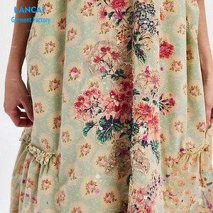 Robe décontractée élégante en coton 100% respirant, nouvelle collection, avec logo personnalisé imprimé sur le devant, idéale pour l'été – Vente en gros - Product Image 4