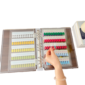 Expositor de Esmaltes de Uñas de Doble Cara, Libro de Muestras Magnético, 120/180/240 Muestras de Color Sólido, Tarjeta de Colores para Salón de Belleza, Herramienta para Arte de Uñas - Product Image 4