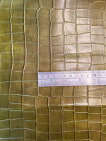 Cuir PU à texture gaufrée effet crocodile pour sacs, sacs à main, garnitures de chaussures et artisanat