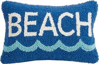 Housse de coussin brodée de luxe pour la décoration intérieure, avec lettres amusantes, faite à la main, douce et chaude, avec crochet pour utilisation hôtelière