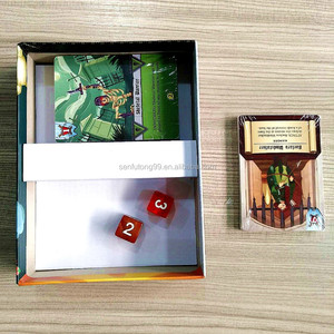 Personalizado de impresión de cartón de papel de riesgo de pieza de juego estrategia juego con peones - Product Image 2