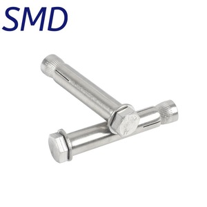 Perno de Expansión de Acero Inoxidable SMD M6 M8 M10 M12, Hexagonal Externo, Parcialmente Roscado, para Uso Industrial en Metal - Product Image 1